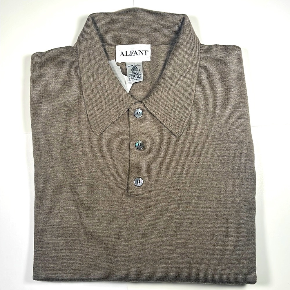 Alfani Men's Wool Sweater Made in Italy